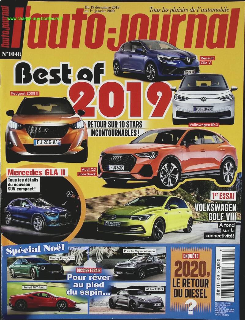 Best of 2019 - L'auto journal - n° 1048 - 2019 - revue magazine - voiture