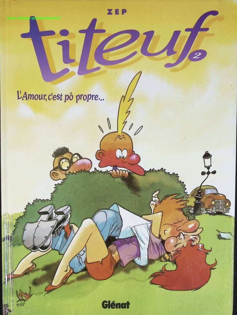 Titeuf - Tome 2 - L'amour c'est pô propre - Zep - livre BD