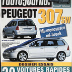 Peugeot 307 SW - L'auto journal - n° 576 - 2001 - revue magazine - voiture
