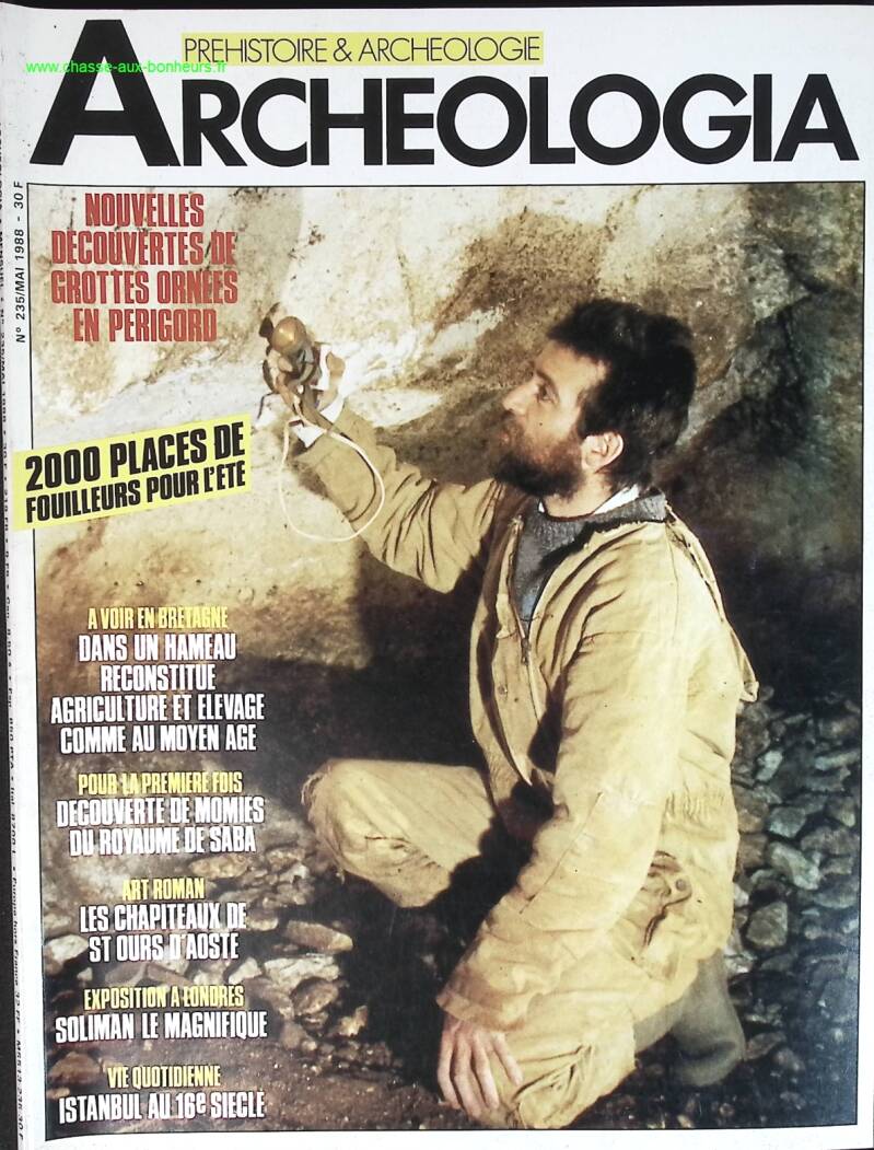 Archeologia - n° 235 - revue magazine