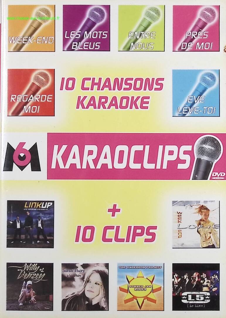 10 chansons en karaoké - Karaoclips - DVD