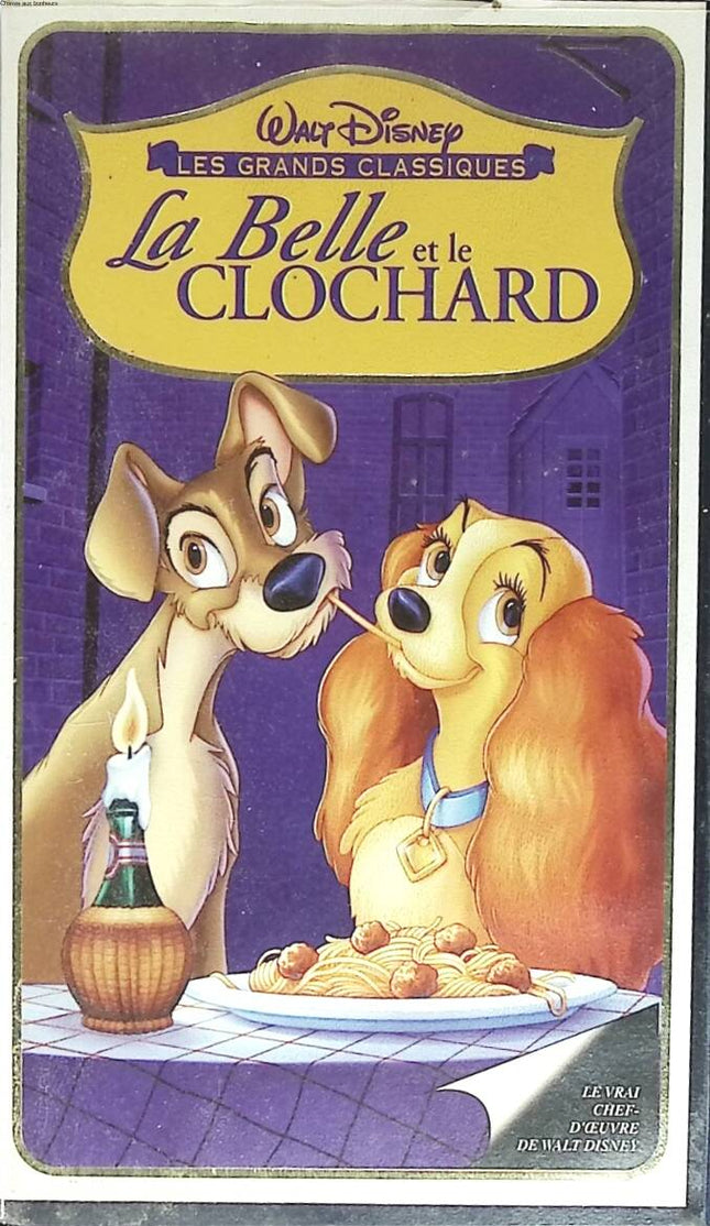 Susi und Strolch - Walt Disney - VHS-Videokassette K7