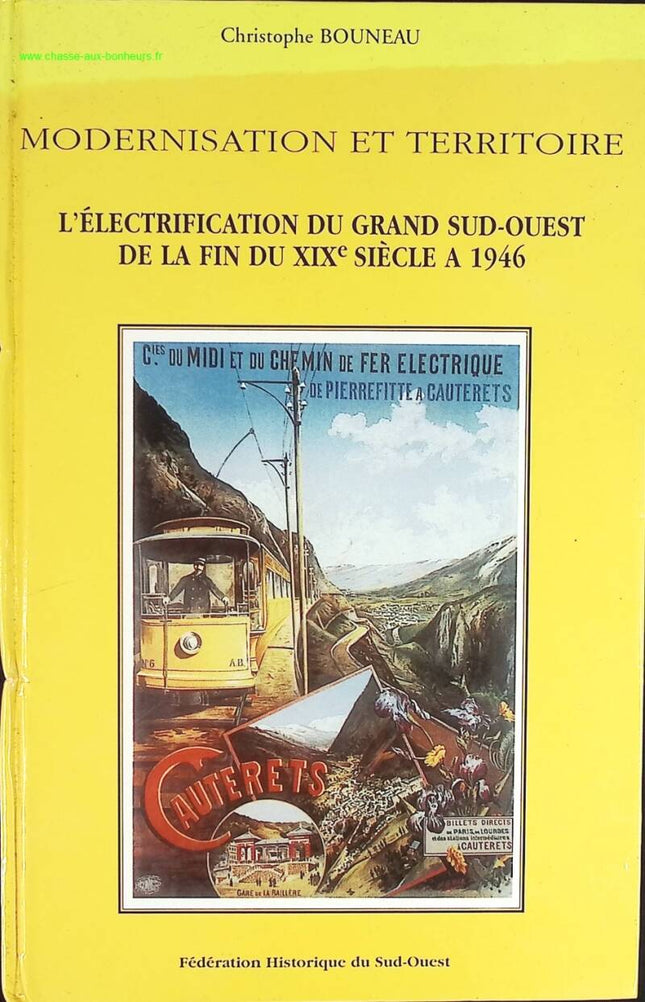 Modernisierung und Territorium. Elektrifizierung des Großen Südwestens vom Ende des 19. Jahrhunderts bis 1946 - Christophe Bouneau - Buch