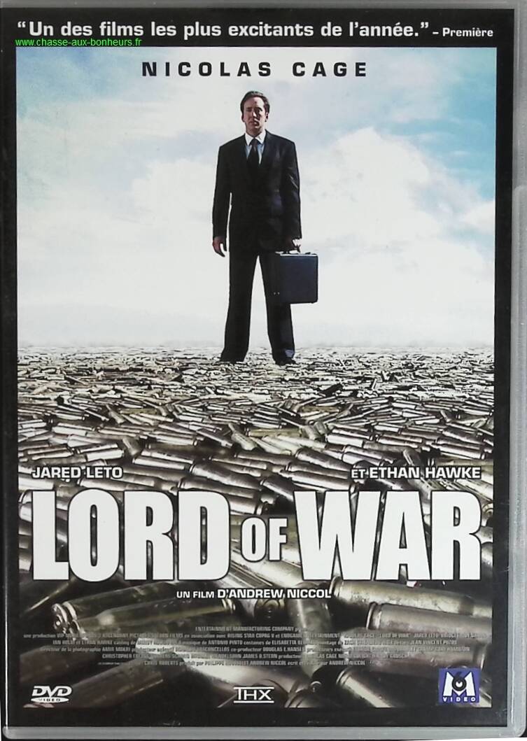 Lord Of War - Nicolas Cage, Ethan Hawke, Jared Leto - drama DVD