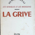La grive - Henri Troyat - livre