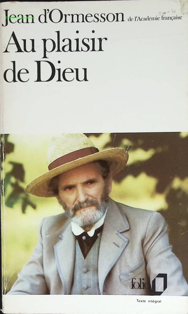 At the pleasure of God - Jean d'Ormesson - book