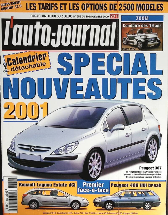 Spécial nouveautés - L'auto journal - n° 556 - 2000 - revue magazine - voiture