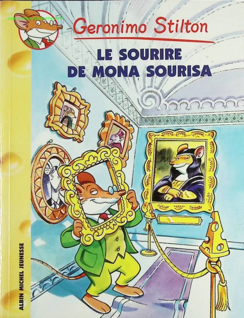 Géronimo Stilton, tome 1 - Le Sourire de Mona Sourisa - Matt Wolf - livre
