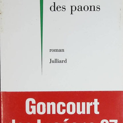 Le maître des paons - Jean-Pierre Milovanoff - livre