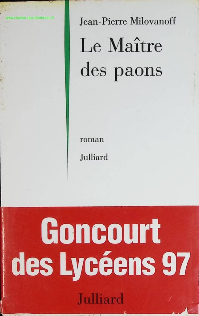 Der Meister der Pfauen - Jean-Pierre Milovanoff - Buch