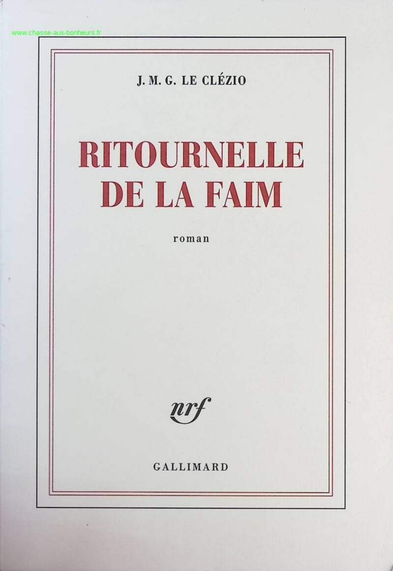 Hunger Refrain - Jean-Marie Gustave Le Clézio - Book