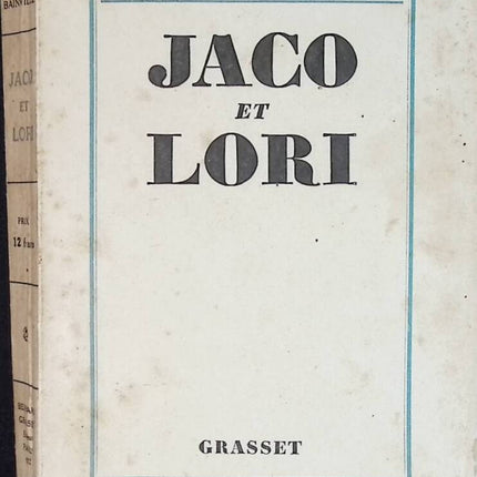 Jaco et Lori - Jacques Bainville - livre