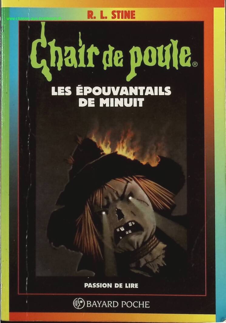 Chair De Poule Tome 9 - Les Épouvantails De Minuit - R.-L. Stine - livre