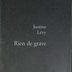 Nothing Serious - Justine Lévy - book