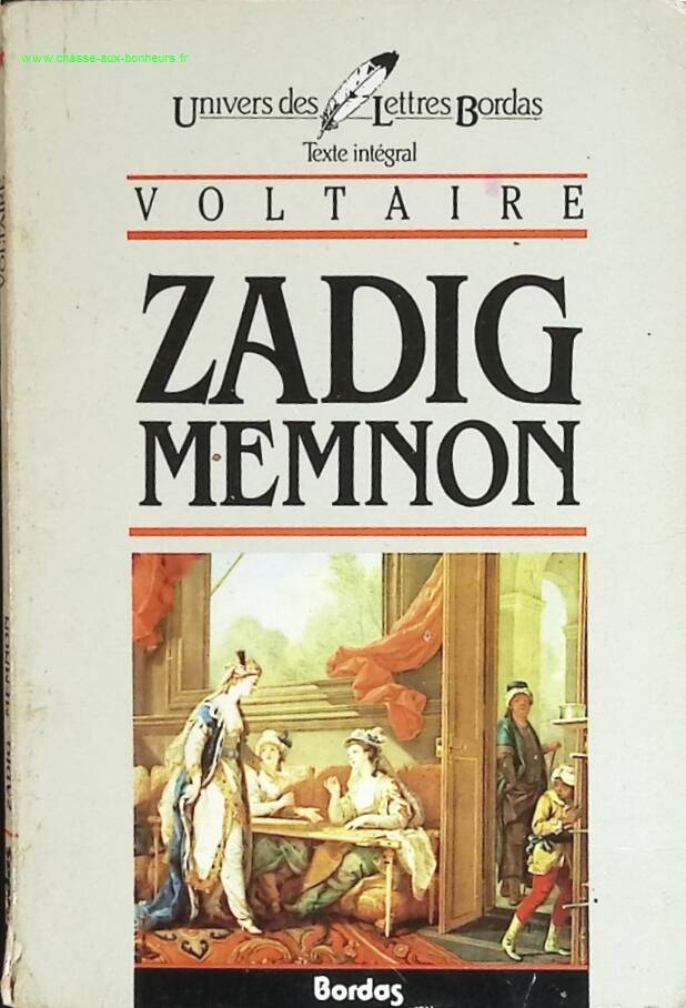 Zadig Memnon - Voltaire - Buch