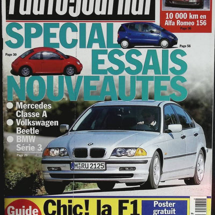 Spécial essais nouveautés - L'auto journal - n° 484 - 1998 - revue magazine - voiture