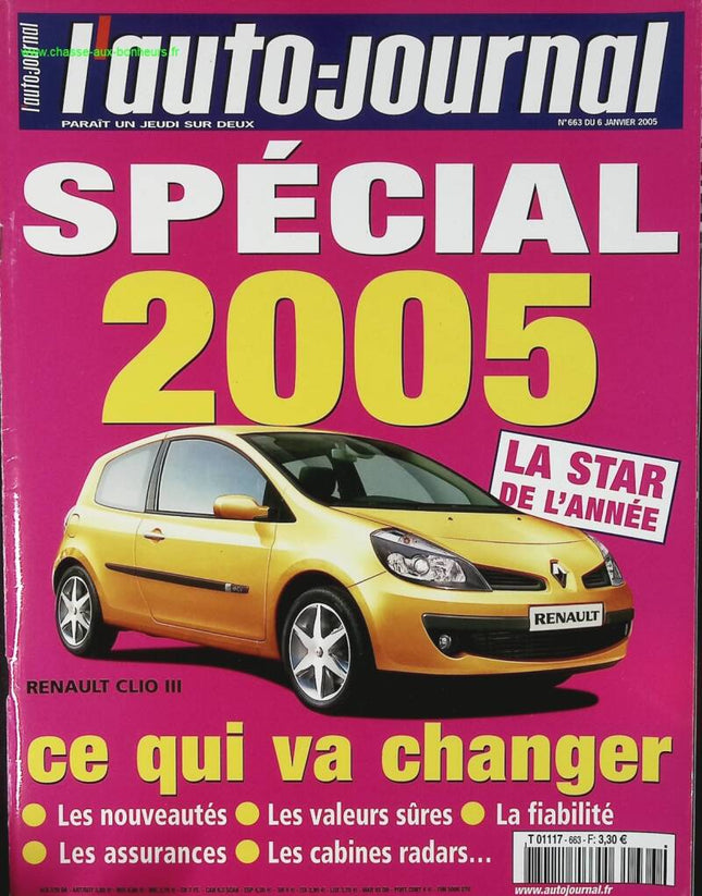 Spécial 2005 - L'auto journal - n° 663 - 2005 - revue magazine - voiture