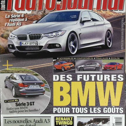 Des futurs BMW - L'auto journal - n° 878 - 2013 - revue magazine - voiture