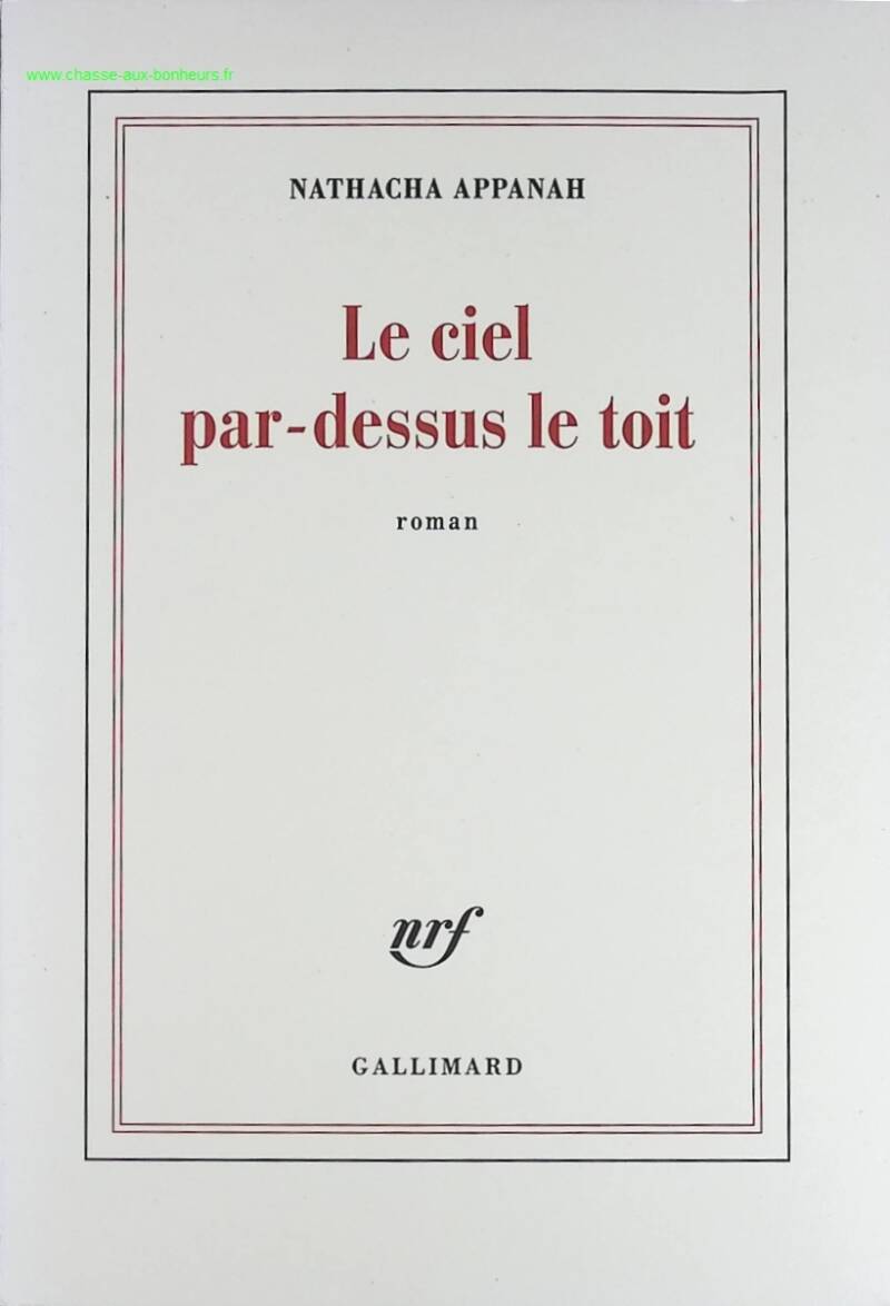 The Sky Above the Roof - Nathacha Appanah - book