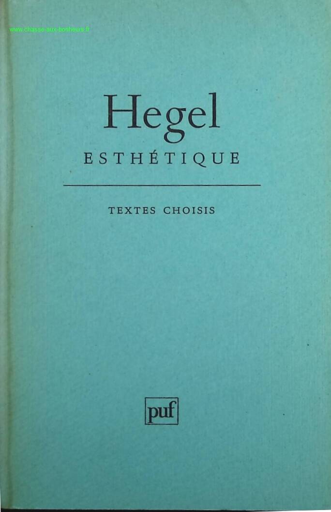 Aesthetics - Hegel GWF - book