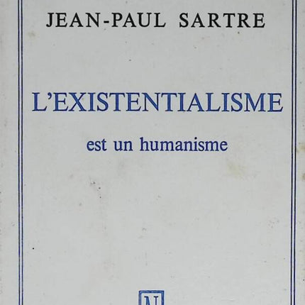 Existentialism is a humanism - Jean Paul Sartre - 1970 - book