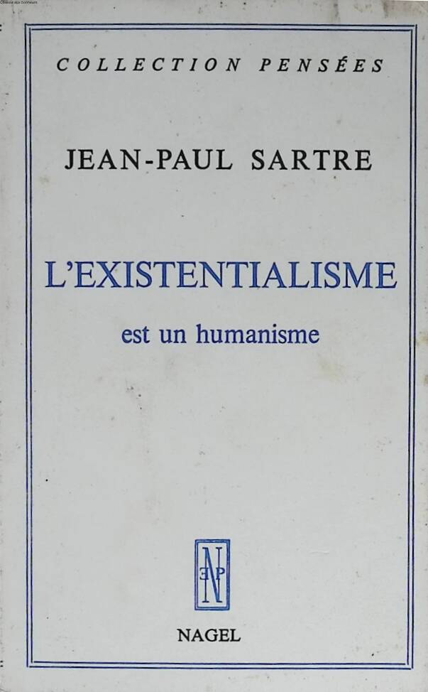 Existentialism is a humanism - Jean Paul Sartre - 1970 - book