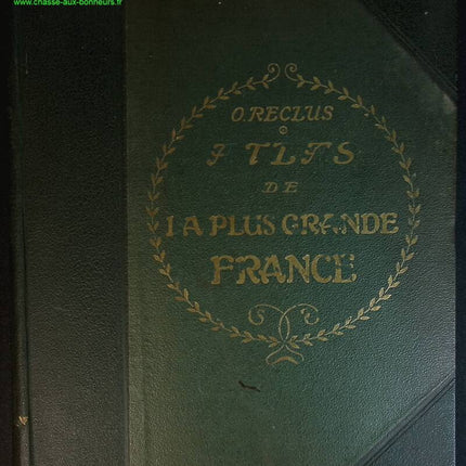 Atlas of Greater France - O. Reclus - book