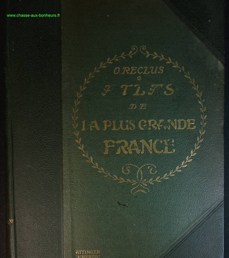 Atlas of Greater France - O. Reclus - book