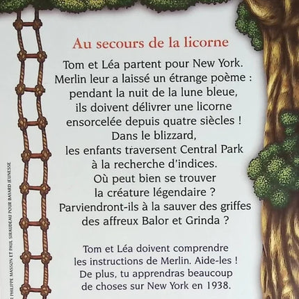 La cabane magique, Tome 31 - Au secours de la licorne - Mary Pope Osborne - livre