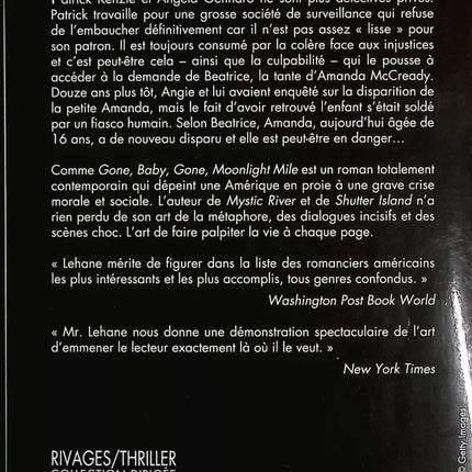 Moonlight Mile - Dennis Lehane - Livre