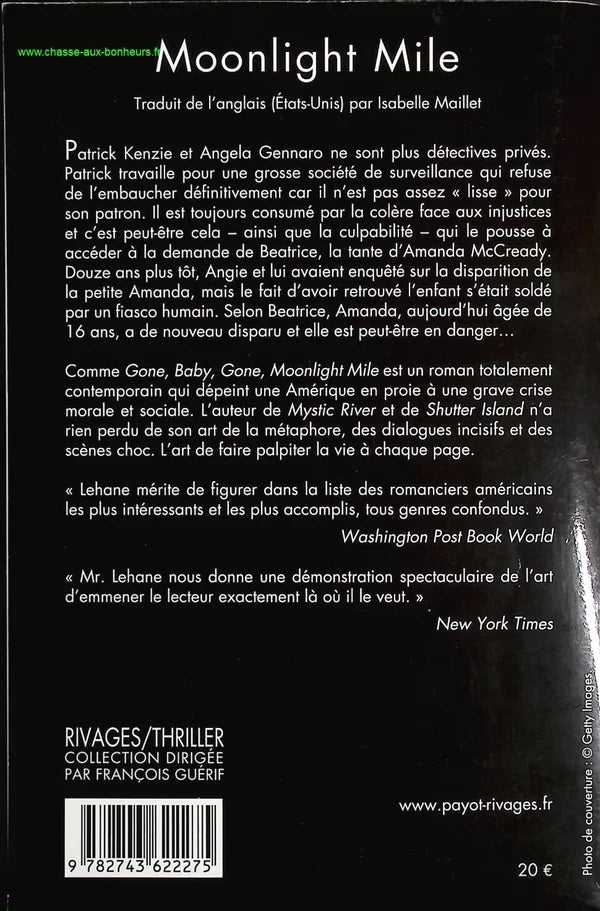 Moonlight Mile - Dennis Lehane - Book