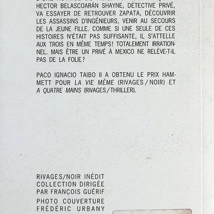 Cosa facil - Paco Ignacio Taïbo ii - livre