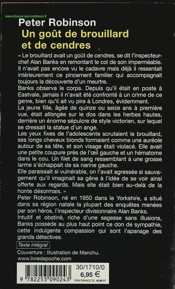 A Taste of Fog and Ashes - Peter Robinson - Book