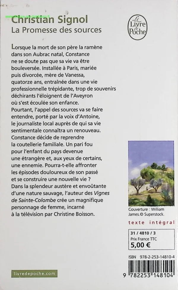 The promise of sources - Christian Signol - Book
