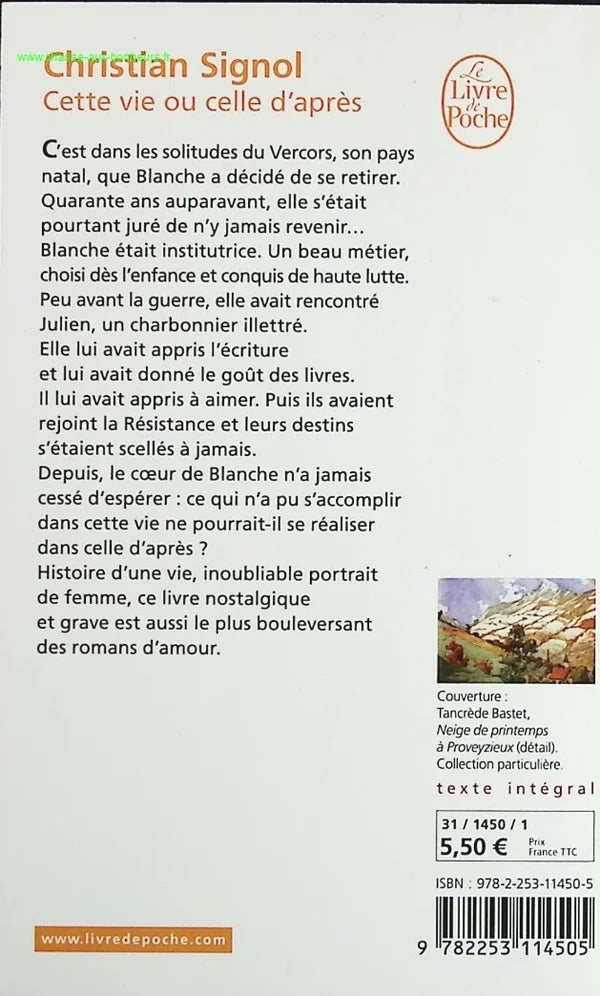 Cette vie ou celle d'après - Christian Signol - livre