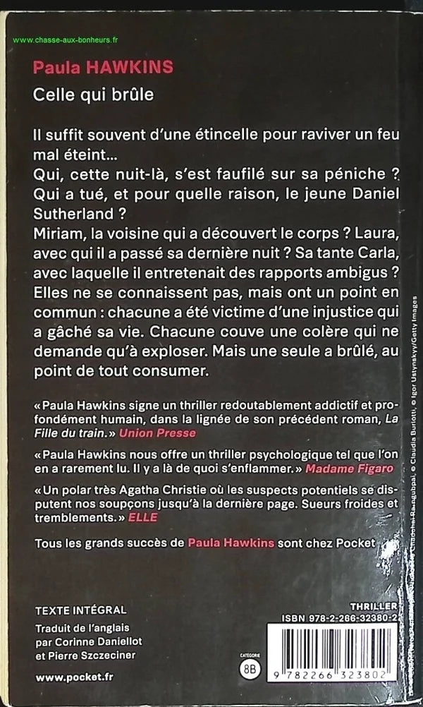 Celle qui brûle - Paula Hawkins - livre