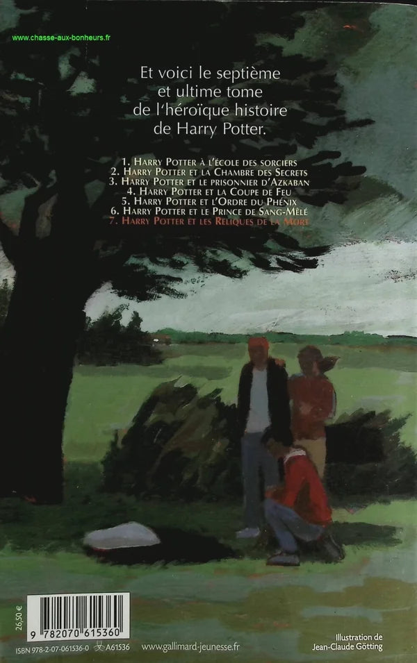 Harry Potter, volume 7 - Harry Potter and the Deathly Hallows - JK Rowling - book