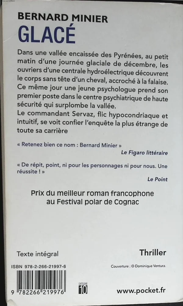 Glacé - Bernard Minier - livre