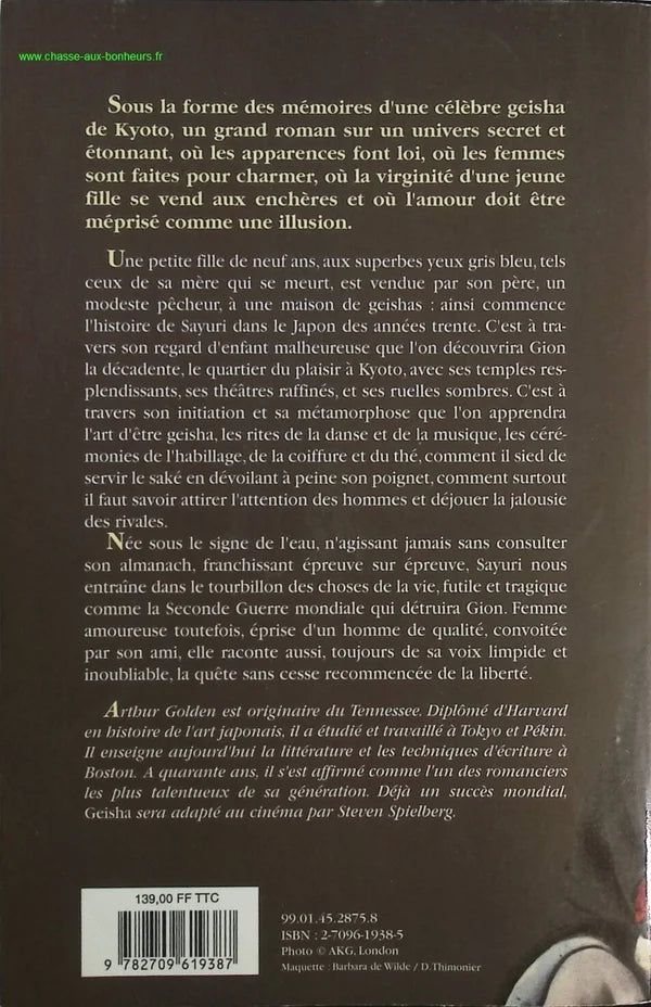 Geisha - Arthur Golden - Livre