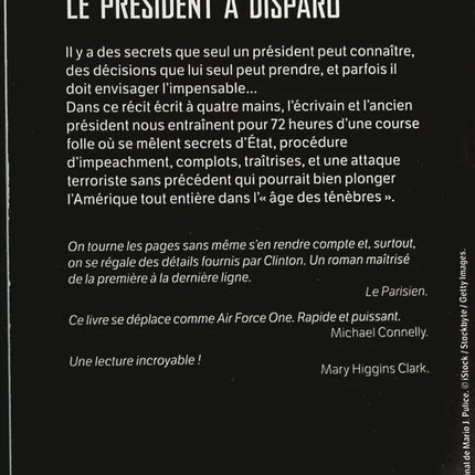 Le Président a disparu - Bill Clinton, James Patterson - livre