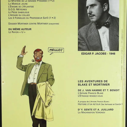 Le secret de l'Espadon tome 1 - Blake & Mortimer, n° 1 - Edgar Pierre Jacobs - livre BD