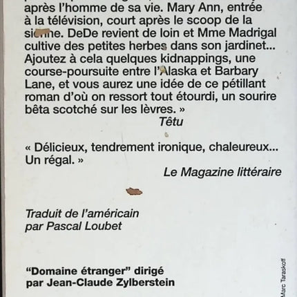 Autres chroniques de San Francisco - Épisode 3 - Roman contemporain et saga urbaine d’Armistead Maupin - livre