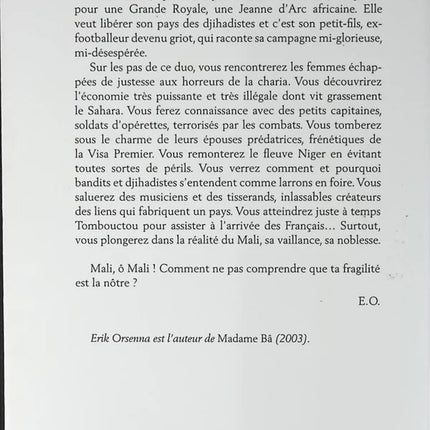 Mali O Mali - Erik Orsenna - 2014 - book