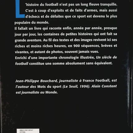 A Century of Football - Jean-Philippe Bouchard, Alain Constant - book