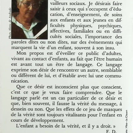Tout est langage - Françoise Dolto - livre