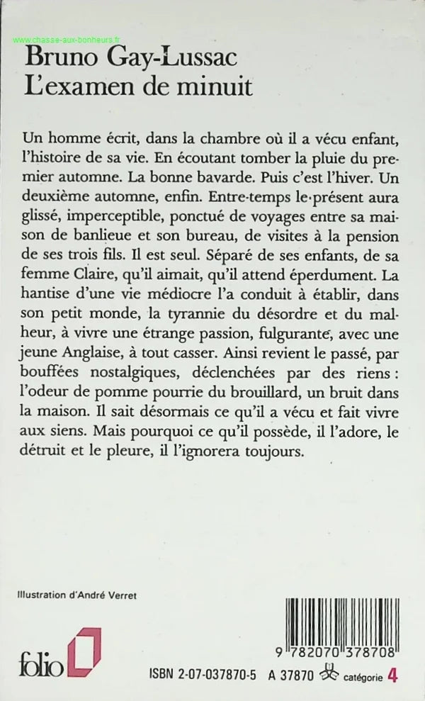 The Midnight Exam - Bruno Gay-Lussac - book