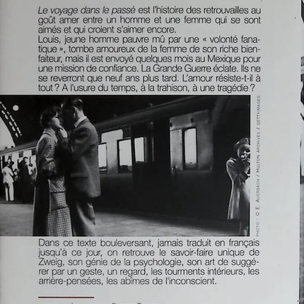 Eine Reise in die Vergangenheit, gefolgt vom deutschen Originaltext – Stefan Zweig – 2008 – Buch