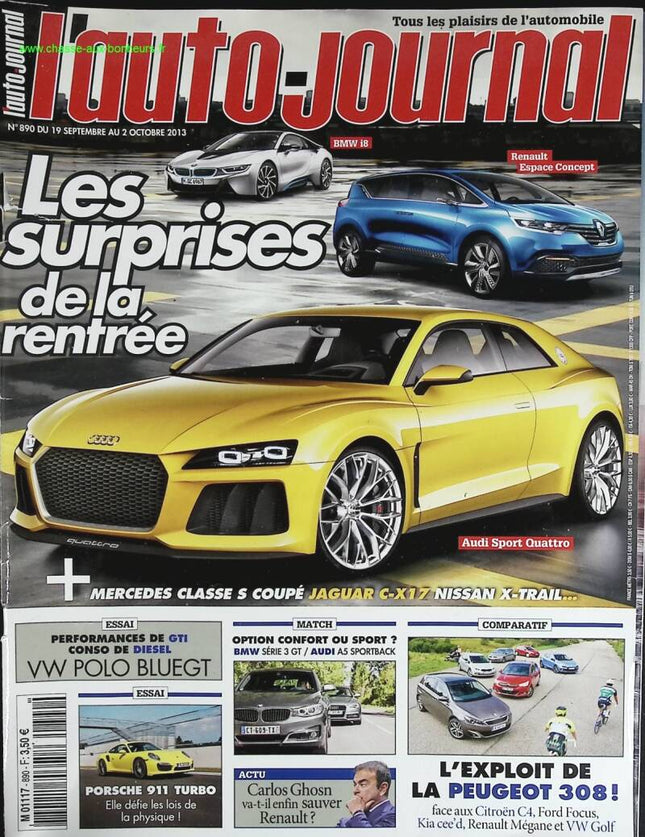 Überraschungen zum Schulanfang - L'auto journal - Nr. 890 - 2013 - Zeitschriftenrezension - Auto