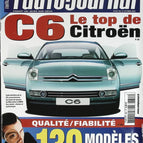 C6 le top de Citroën - L'auto journal - n° 657 - 2004 - revue magazine - voiture