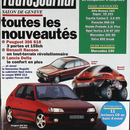 Geneva Motor Show - L'auto journal - n° 4 - 1993 - magazine review - car
